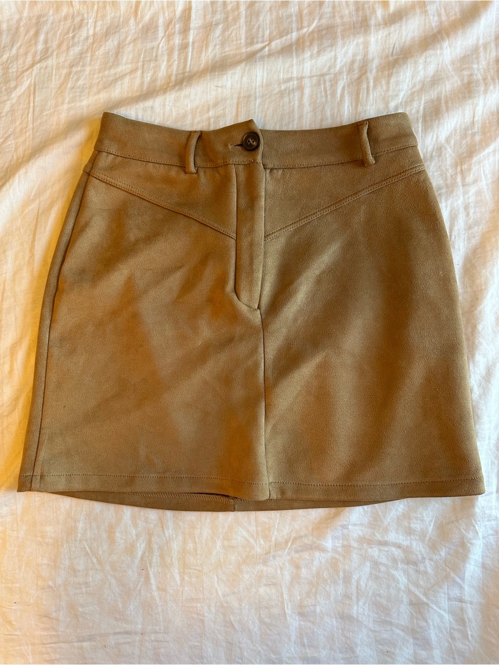 Pull&Bear Suede Mini Skirt